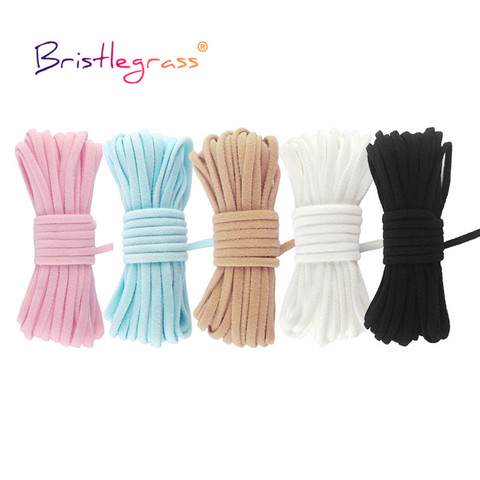 Corde tubulaire élastique en Nylon, 1/8 pouces, 3mm, 2, 5, 10 yards, en Spandex, ruban pour couvrir le visage, couture, boucles auriculaires ► Photo 1/6