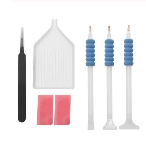 5D bricolage diamant peinture outils boîte de rangement stylo collant bricolage broderie point de croix outil Kit diamant peinture foret stylo outils ensemble ► Photo 1/5