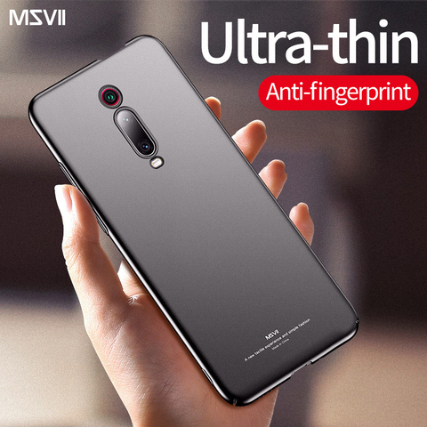 Mi9T étui Pro Msvii housse mate mince pour Xiaomi Mi9T étui Pro Xiomi Redmi K20 Pro housse PC rigide pour Xiaomi Mi 9T étuis de téléphone Pro ► Photo 1/6