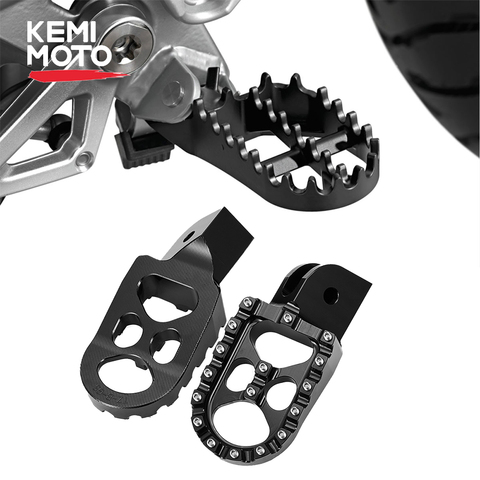 Nouvel arrivage! Repose-pieds larges CNC, pour BMW R1200GS LC ADV F750GS F850GS R 1200 GS Adventure Black ► Photo 1/6