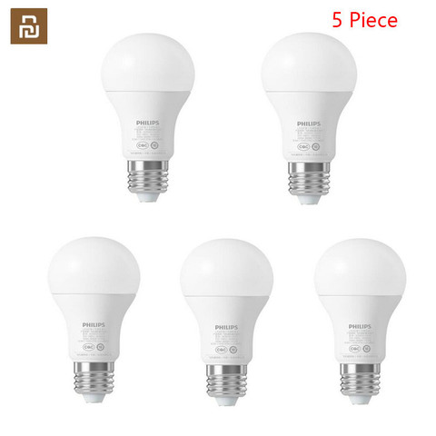 Youpin – ampoule LED E27 de couleur blanche, 3000k-5700k, 6.5W, 220 lm, 240-V, 50/60Hz, contrôle de groupe via application WiFi ► Photo 1/6