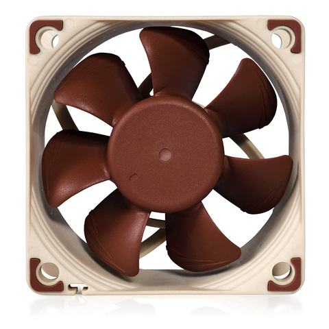 Noctua NF-A6x25 60x60x25mm CPU ventilateur de refroidissement 3pin/4pin PWM silencieux coque d'ordinateur ventilateurs de radiateur ► Photo 1/6