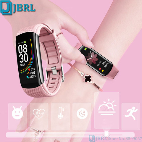 Température montre intelligente femmes hommes Smartwatch électronique horloge intelligente pour Android IOS Fitness Tracker haut Bluetooth montre intelligente ► Photo 1/6