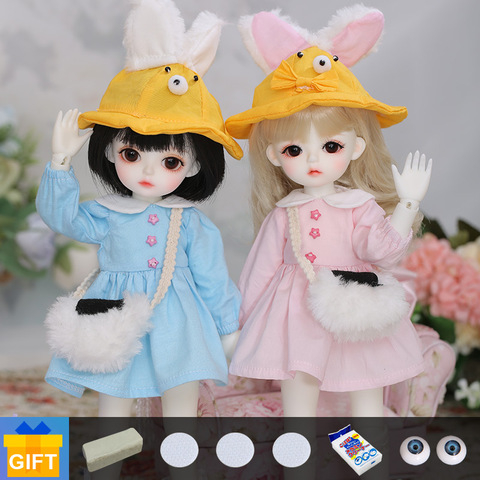 Poupée articulée BJD LCC Ayane et Miyo pour filles, ensemble complet de jouets de maquillage professionnel, 1/6 ► Photo 1/6