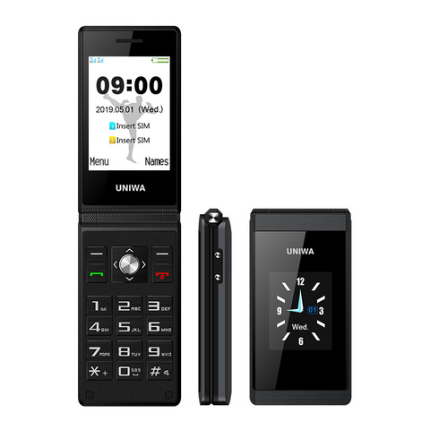 UNIWA – téléphone portable X9 X28 à clapet, 16800mAh, GSM, double SIM, FM, clavier russe, hébreu, écriture manuscrite, SOS ► Photo 1/6