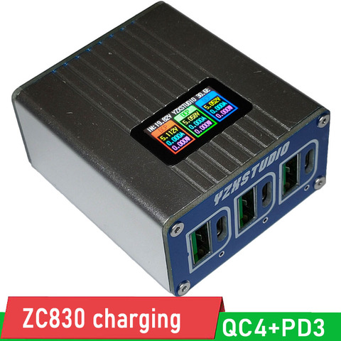 Chargeur de voiture de bureau 180W, charge rapide DC 12V 24V PD à PD USB type-c, prise en charge du protocole complet QC4 + PD3, charge de batterie QC 2.0 3.0 ► Photo 1/6