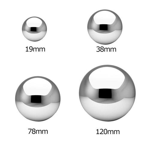 Boule en acier inoxydable à haute brillance, 19mm ~ 120mm, boule creuse à effet miroir pour la maison, fournitures de décoration de jardin, ornement 1 pièces ► Photo 1/6