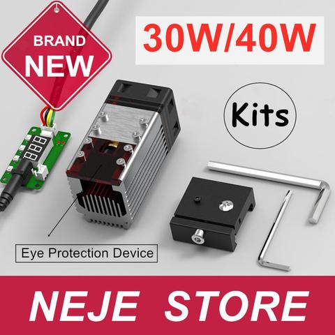 Kit de Module Laser 30W/40W tête Laser 450nm Module TTL pour outil de découpe de bois de graveur Laser NEJE ► Photo 1/6