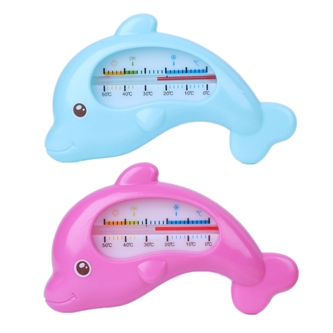 Thermomètre à eau en forme de dauphin pour bébé, 1 pièce, température du bain, douche pour nourrissons ► Photo 1/6