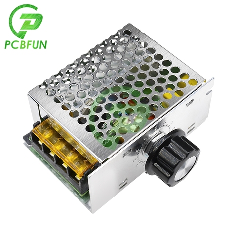 Régulateur de tension et variateur de vitesse SCR, 220V, 4000W, Module de contrôle de la température, Thermostat, 220V, alimentation électrique ► Photo 1/6
