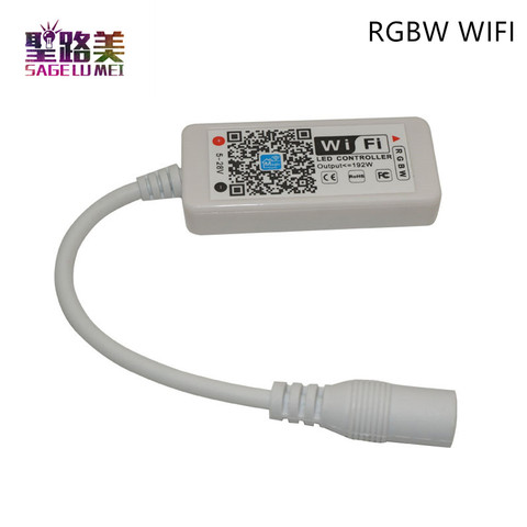 16 millions de couleurs Wifi rvb/RGBW led de contrôle smartphone contrôle musique et minuterie mode magique maison mini wifi led contrôleur rvb ► Photo 1/6