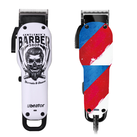 Barbershop – tondeuse à cheveux professionnelle, rasoir électrique Rechargeable pour hommes, coupe de cheveux sans fil, lame en céramique réglable ► Photo 1/6