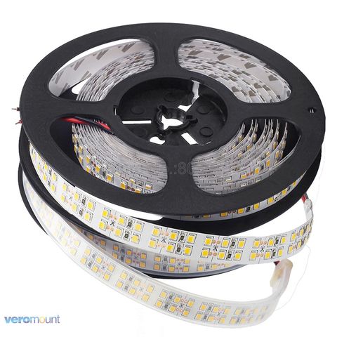 Double rangée 2835 LED bande 1200 LED s blanc/blanc chaud IP20 / IP67 étanche 240 led s/m 3528 SMD bande Flexible DC12V ruban ► Photo 1/1