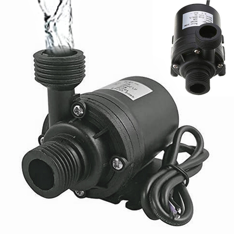 Mini pompe à eau solaire, 800l/H, 5m, 12V/24V, Submersible, avec moteur sans balais ► Photo 1/6