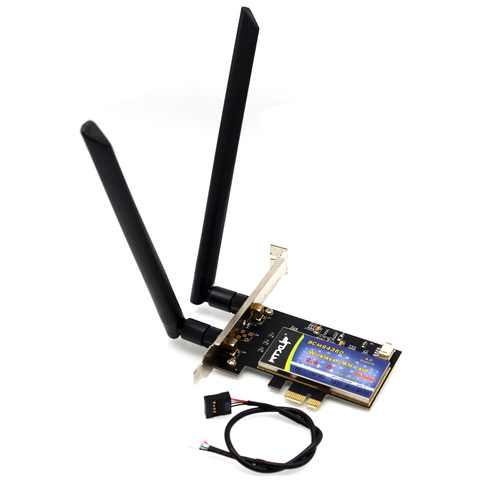 WTXUP – adaptateur WiFi sans fil Broadcom 1200Mbps 802.11ac PCI-E, carte WLAN, Bluetooth 4.0, pour MAC Hackintosh Windows ► Photo 1/5