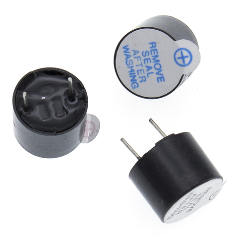 Buzzer magnétique actif 5v 12x9.5mm, 10 pièces, Long bip continu ► Photo 1/5