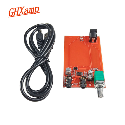 GHXAMP – carte d'amplification de casque d'écoute MAX4410, préamplificateur, utilisation de casque d'écoute portable 5V Port de chargement USB, bricolage 1 pièce ► Photo 1/6