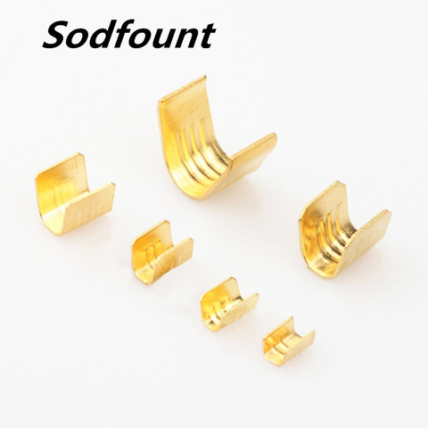 100 pcs/lot DJ454B U en forme de terminal tab froid inserts connecteurs/terminal connecteur câble/fil câble lug, 2-3mm2 ► Photo 1/6