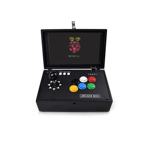 Framboise Pi 4B 10 pouces LCD Console de jeu vidéo comprend 10000 jeux installés Retropie Mini Machine d'arcade ► Photo 1/4