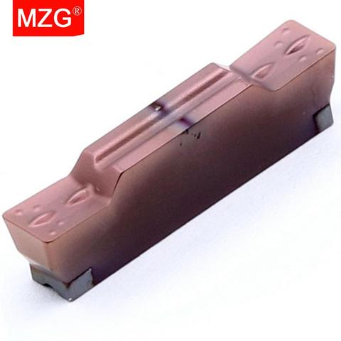 MZG – tour à tourner en acier CNC MGMN 1.5 2.5 3.0 4.0 ZP1521, outils d'usinage, porte-outils, Inserts en carbure de ciment, 10 pièces ► Photo 1/6