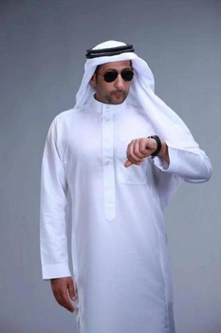 Vêtements islamiques hommes longueur à manches longues en vrac hommes musulmans arabie saoudite Pakistan Kurta Costumes musulmans robe musulmane caftan Thobe ► Photo 1/6