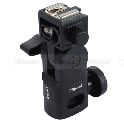 Mini support Flash/parapluie, support universel en métal pour chaussures chaudes, pour Canon Speedlite 600EX-RT/580EX 430EX & II/550EX/540EZ ► Photo 1/5