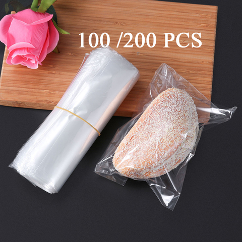 Sac POF 100 sachets de Film stratifié imperméable Transparent thermorétractable, sac pour savons, bombes de bain, artisanat, bricolage, 200 ou Film thermorétractable pièces ► Photo 1/6