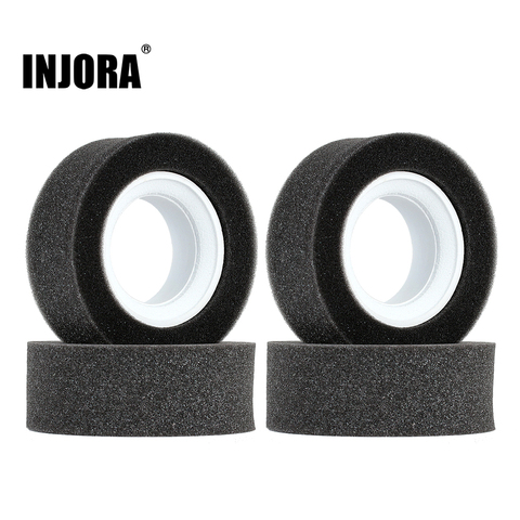 INJORA – Double couche d'éponge 2.2 mousse pour pneus de roues de 2.2 pouces, voiture à chenilles axiale RC SCX10 90046 TRX4 TRX6 ► Photo 1/6