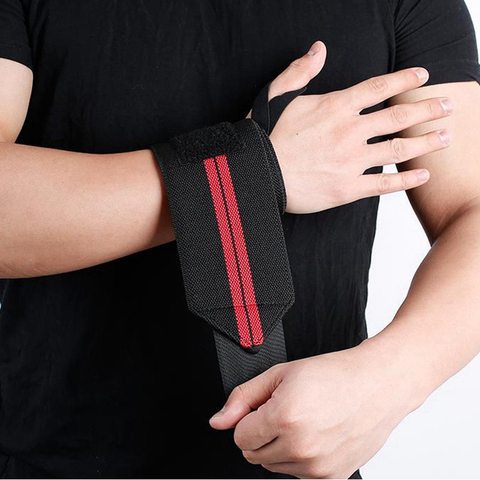 Sangle de levage de poids, 1 pièce, pour Fitness, gymnastique, soutien de main, Bandage bracelet de poignet ► Photo 1/6