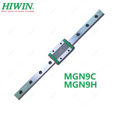 Bloc coulissant HIWIN MGN9C MGN9H en alliage d'acier, avec rail de guidage linéaire 9mm MGN9 de 100 à 500mm pour imprimante 3d CNC, livraison gratuite ► Photo 1/5