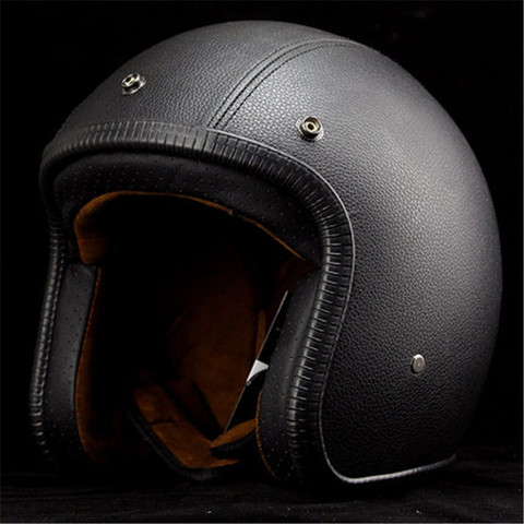 Casque De Moto Vintage, Jet, argent chromé, miroir ► Photo 1/4