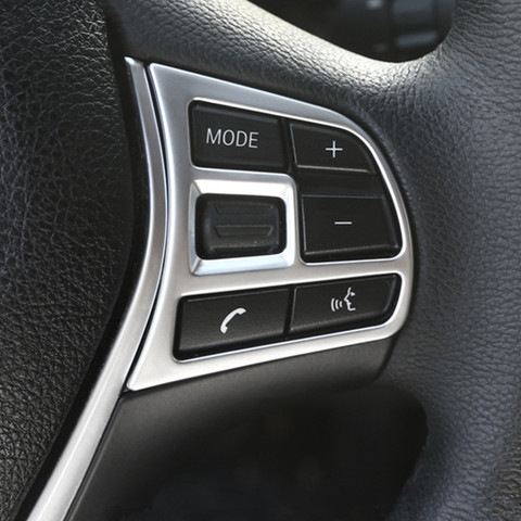 Voiture style volant bouton décoratif cadre couverture garniture autocollants pour BMW 3/4 série GT F30 f32 f34 accessoires intérieurs ► Photo 1/6
