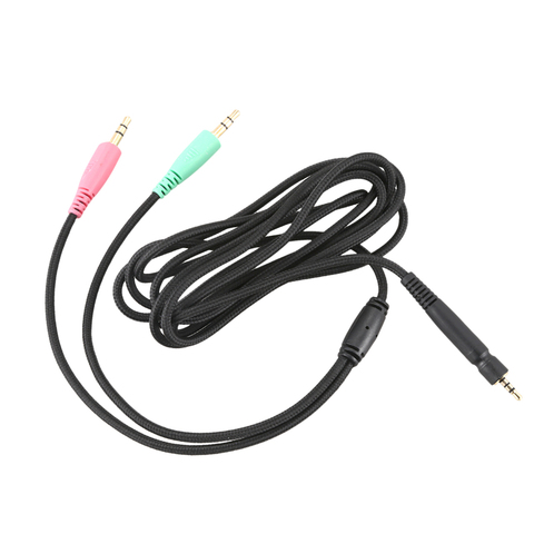 Câble de remplacement pour casque Sennheiser G4ME ONE GAME ZERO 373D GSP 350 / GSP 500 / GSP 600 (Version PC 2 mètres) ► Photo 1/6
