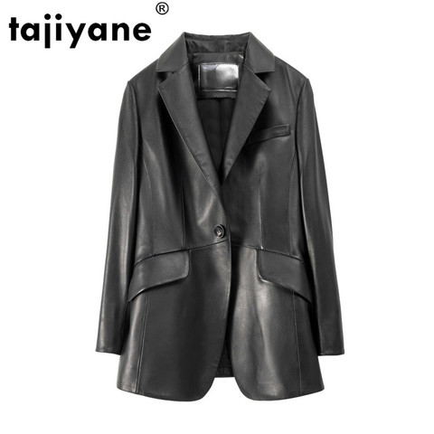 Takiyane – veste en cuir véritable pour femme, manteau en peau de mouton, vêtement féminin, collection automne 2022, D9515Q01 WPY472 ► Photo 1/6