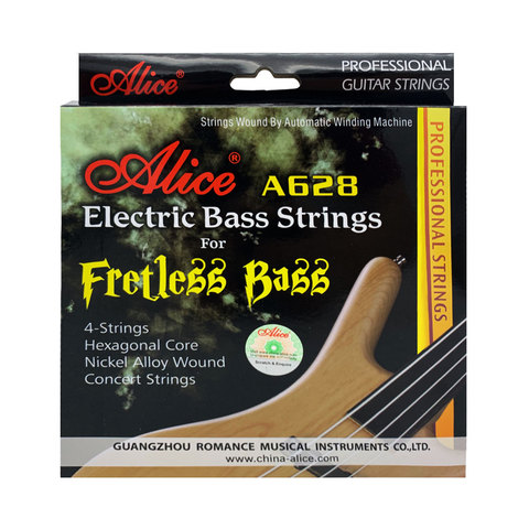 Alice – ensemble complet de cordes basses électriques, 4 pièces, accessoires de guitare, pour Concert, A628 ► Photo 1/6