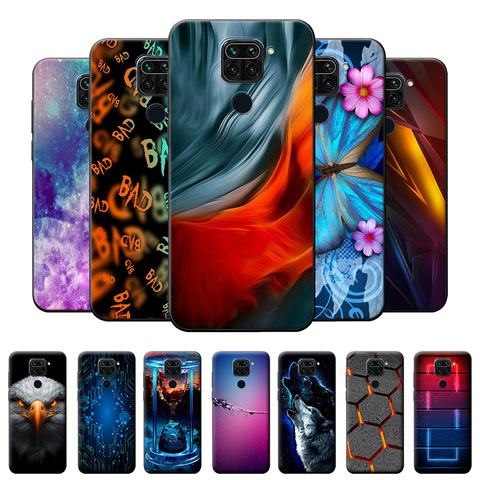 Coque souple en Silicone pour Redmi Note 9S, compatible modèles Redmi Note 9 Pro, pochette de protection en polyuréthane thermoplastique ► Photo 1/6