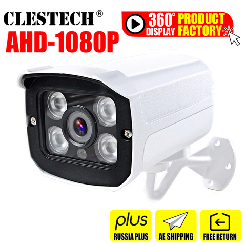 Mini caméra de vidéosurveillance en métal 720 HD, 2mp, 960P/1080P/AHD-N P, IMX323, étanche ip66, infrarouge, pour l'extérieur ► Photo 1/6