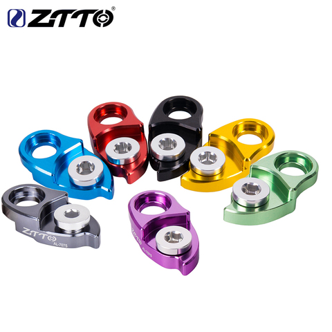 ZTTO vtt VTT vélo de route arrière cintre dérailleur Extension crochet Extender pour pièces 11 42 46 50 52t Cassette colorée ► Photo 1/6