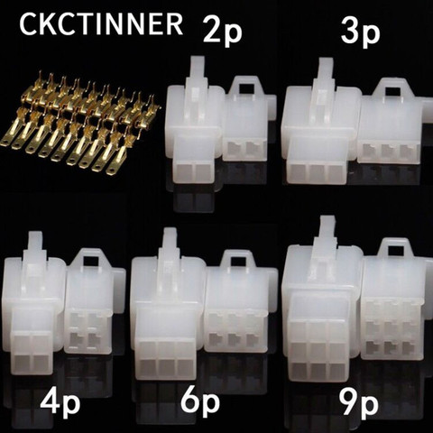 Connecteur de câble électrique mâle et femelle, 2.8mm, 2/3/4/6/9, 10 pcs/lot ► Photo 1/5