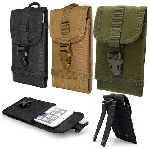 Pochette tactique militaire multifonctionnelle 1000D Molle pour téléphone portable, sac de ceinture de Camping pour chasse en plein air ► Photo 1/6