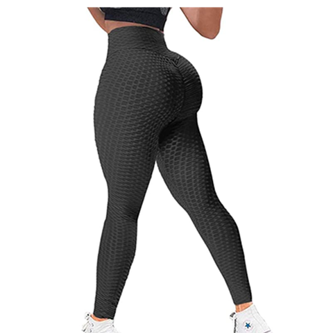 Leggings Sexy femmes Fitness pantalon Legins grande taille vêtements de sport pour les femmes pousser la taille haute entraînement vêtements de sport noir Joggers ► Photo 1/6