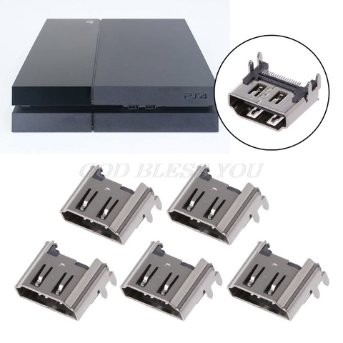 5 pièces écran de remplacement HDMI-Compatible Port prise Jack connecteur pour PlayStation PS4 Pro mince Console Port livraison directe ► Photo 1/6