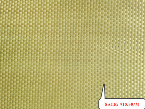 Tissu unidirectionnel en Kevlar jaune | Tissu en Fiber d'aramide renforcé 20 