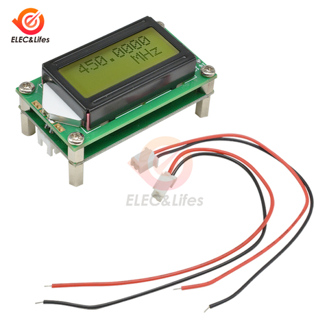 Cymomètre numérique, testeur de fréquence RF, écran LCD 1.2 LCD PLJ-0802-E, DC 9-12V, 1MHz-0802 GHz, pour Radio amateur 1-1200mhz Kit de bricolage ► Photo 1/6