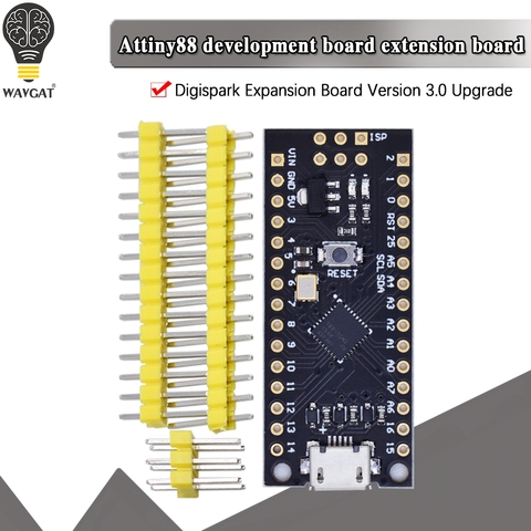 ATTINY88 micro carte de développement 16Mhz /Digispark ATTINY85 amélioré/NANO V3.0 ATmega328 étendu Compatible pour Arduino ► Photo 1/1