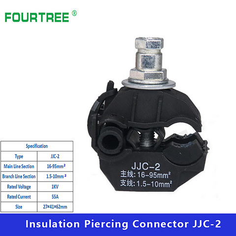 1 pièces isolation Piercing pince No-Peeling câble connecteur séparateur rapide 1KV ligne principale Section 16-95mm2 branche 1.5-10mm2 JJC-2 ► Photo 1/6