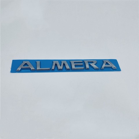 Couvercle de coffre arrière pour Nissan Almera, Logo chromé, Badge de lettres, style de voiture ► Photo 1/4