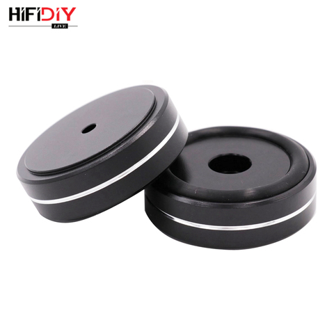 HIFIDIY aluminium haut-parleur boîte pointes support pieds Pad amplificateur DAC décodeur Audio ordinateur caoutchouc tampon plancher pied clou M4015 5015 ► Photo 1/6