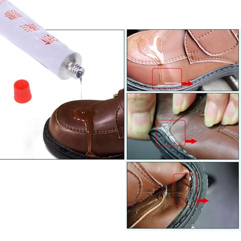 Colle de réparation Super adhésive 10ml, pour chaussures, cuir, Tube de toile en caoutchouc, liaison forte ► Photo 1/6