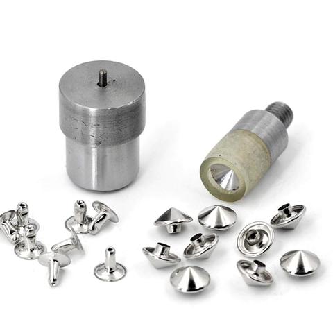 KALASO 1 ensemble 8mm 10mm conique rivet matrices moule outil pour bricolage artisanat fournitures ► Photo 1/3